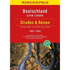 MARCO POLO Straßen & Reisen 2025/2026 Deutschland 1:300.000