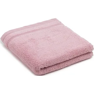 Handtücher GÖZZE "Monaco", rosa (altrosa), B:50cm L:100cm, Walkfrottier, Obermaterial: 100% Baumwolle, Handtücher, Handtücher, im Set, Uni Farben, mit gewellter Bordüre, reine Baumwolle