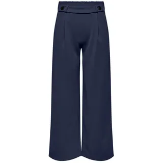 Jdy Damen JDYGEGGO New Long Pant JRS NOOS Hose, Black Iris/Detail:Black Buttons, XL/32