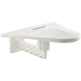 Telestar ANTENNA 10 aktive Aussenantenne (DVB-T/DVB-T2, FullHD, Verstärkung: 51 dB, LTE Filter) weiss