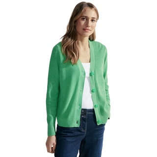 CECIL Damen B253754 Mouliné Cardigan, Celery Green, L