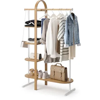 Umbra Garderobenständer Bellwood Weiß / Natur