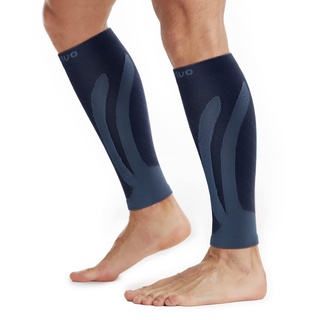 CAMBIVO Wadenbandage, Kompressionsstrümpfe Damen Herren 2 Paar, Waden Kompression, Stützstrümpfe, Compression Socks, Waden Beinlinge für Sport, Fussball, Laufen,Schwellung, Erholung