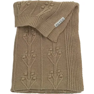 Meyco Meyco, Babydecke, Babydecke groß Romantic Flower - Taupe - 100x150cm 100% x 150 cm),