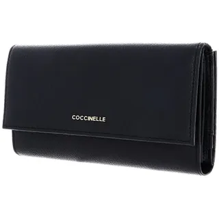 Coccinelle Metallic Soft Geldbörse Damen schwarz