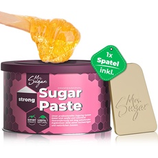 Sugaring Paste Mrs. Sugar 1x Zucker-Spatel, Strong Zuckerpaste Haarentfernung 550g (Strong)