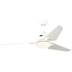 Bild von Eco Aviatos 132 WE-WE 132 cm Deckenventilator weiß mit Licht inkl. Fernbedienung