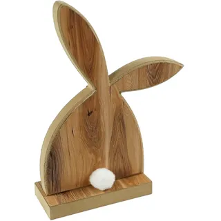 Holz Deko Osterhase in MDF 17cm