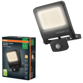 Osram Außenleuchte Endura Flood Bewegungsmelder 50W PCR dunkelgrau warmweiß