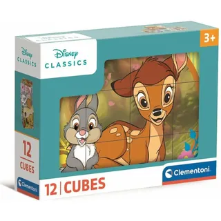 CLEMENTONI Disney Classic Würfel Puzzle Teilen 12 Teile)