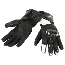 RIDER-TEC Handschuhe Moto Sommer & Zwischensaison Leder rt4302, schwarz/weiß, Größe XXXL