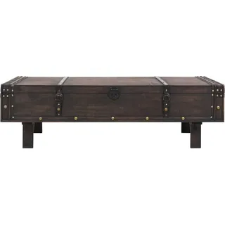 vidaXL Couchtisch Sperrholz Vintage-Stil 120x55x35 cm - Weiß