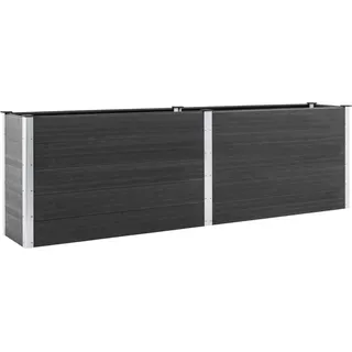 vidaXL Garten-Hochbeet 200x100x91 cm WPC Grau - Grau
