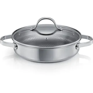 Tescoma SteelCRAFT Tiefe Bratpfanne 24 cm