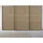 Schwebetürenschrank OTELI 360 x 229 x 62 cm Braun