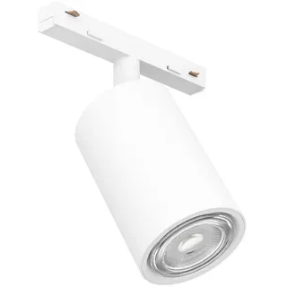 Schienensystem-Strahler , Weiß , Kunststoff , länglich , 14 cm , Lampen & Leuchten, Innenbeleuchtung, Schienensysteme