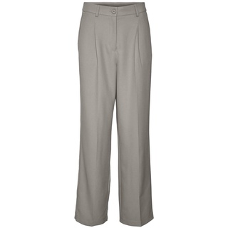 Noisy may Damen Nmdrewie Hw Straight Pants Ko Curve Hose, Titanium, 54 EU