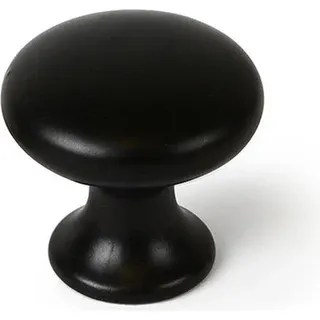 Pomo Rei 760 Schwarz Metall Ø 25 x 24 mm 4 Stück