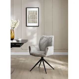 BISLEY Easy Meet FA Drehbarer Besucherstuhl, Schwarz pulverbeschichtetes Sterngestel, Mit Kunststoffgleitern, Farbe: 744 Portland