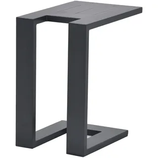 CLEMENTO U-Side Outdoor Beistelltisch Aluminium Anthrazit Wetterfest
