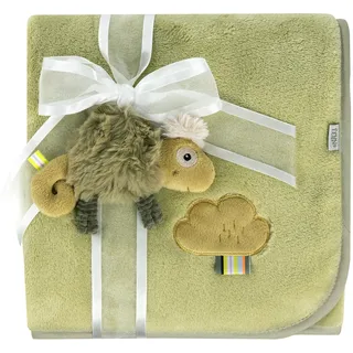 Fehn Kuscheldecke Chamäleon – Kuschelige Schmusedecke für Babys und Kleinkinder ab 0+ Monaten - zum Kuscheln, als Krabbelunterlage, Schnuffeltuch oder Zudecke für zuhause und unterwegs