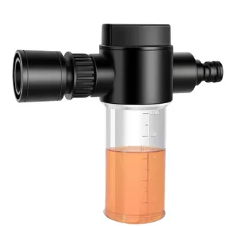 Gießkanne für Gartenschlauch – Flüssigdünger-Sprühgerät 10 cl – Bewässerungsgerät mit Leiter für Rasen und Garten im Freien