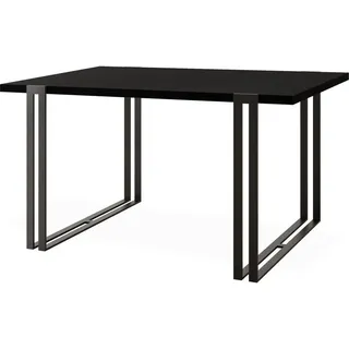 WFL GROUP Marco 120-220 x 76 x 80 cm schwarz