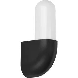 Fassadenleuchte, Außenwandleuchte, schwarz, mit Opalschirm, 1xGU10 35W, Gynura Candellux - Schwarz
