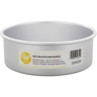 Wilton Decorator Preferred 20,3 x 7,62 cm Runde Aluminium-Kuchenform