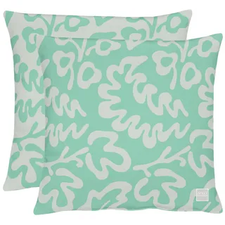 APELT Dekokissen »3971« Wendekissenhülle mit Füllung, 1 Stück, blau