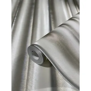 Glööckler Vliestapete Imperial Welle Silbermetallic
