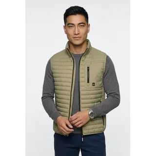 Steppweste CAMEL ACTIVE, Herren, Gr. 4XL, khaki, Steppware, Obermaterial: 100% Polyamid, unifarben, normal hüftbedeckend, Rundhals, Westen Steppweste, mit Stehkragen und Reißverschluss