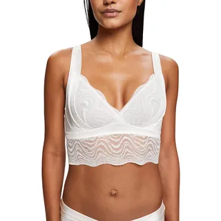 ESPRIT Damen Moving Lace Soft Bra BH, Off White, L