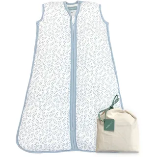 molis&co - Baby Schlafsack 2.5 TOG - Ganzjahres Schlafsack - Babyschlafsack Neugeborene - Premium-Musselin, ärmellos Winterschlafsack wattiert - Premium Qualität - Zen Garden (85 cm)
