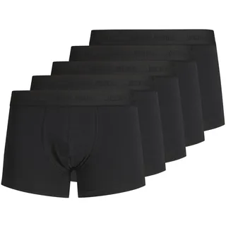 JACK & JONES TONE TRUNKS 5 Pack IN schwarz