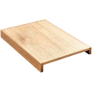 KAWOLA Holztablett Madeline Eiche natur für Armlehne Sofa - Naturbelassen