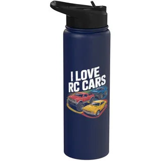 Ich liebe RC Cars Fun Vehicles Play Stainless Steel Insulated Water Bottle