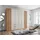 Drehtürenschrank Monaco 246,9 x 236 x 58 cm Beige/Braun