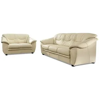 sit&more 3-2 Garnitur Kunstleder 2-Sitzer + 3-Sitzer Beige