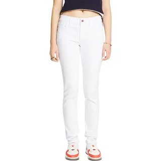 ESPRIT Damen 024ee1b337 Jeans, 100/White, 34W x 30L