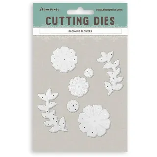Stamperia - Cutting Dies for Scrapbooking, Albums, Cards, Bullet Journals, and More, Create Decorations with Natural Elements, Perfect for Crafts and Gifting (A6) (All Around - Booming Flowers)