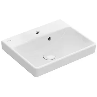 Handwaschbecken Villeroy & Boch Avento 450 x 155 x 370 mm, mit Überlauf, weiß - 73584501