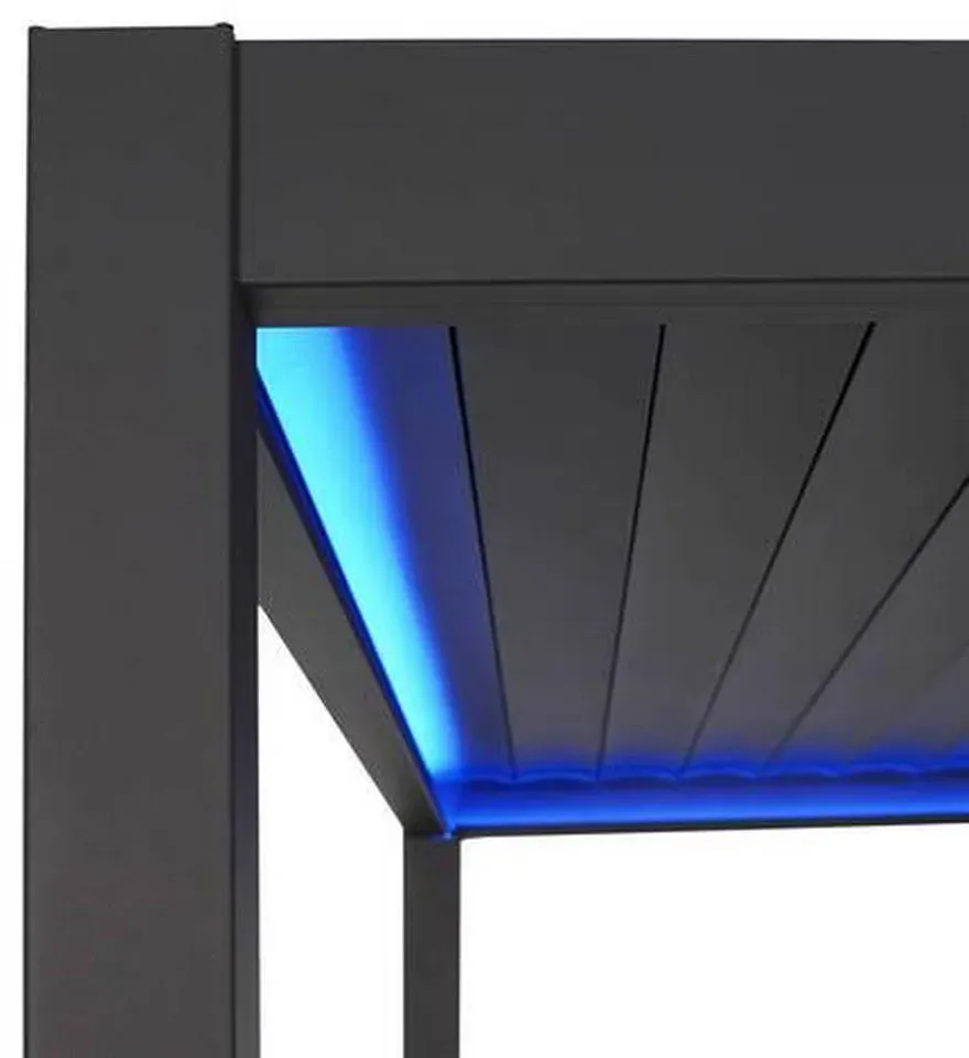 Bild von Pergola Mirador Deluxe Anthrazit m.LED ca. 400x300 cm