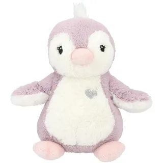 DEPESCHE Princess Mimi - Kuscheltier Baby Pinguin in Lila und Weiß, ca. 18 cm