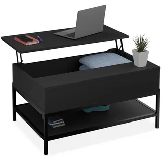 Relaxdays Couchtisch - Beistelltisch, Alanna (86.5 x 90 x 60 cm,