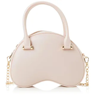 FELIPA Women's Damen Handtasche in Bohnenform Clutch, BEIGE