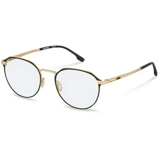 Rodenstock R7150 Rounded Brille - Black / Gold - 140/51 mm