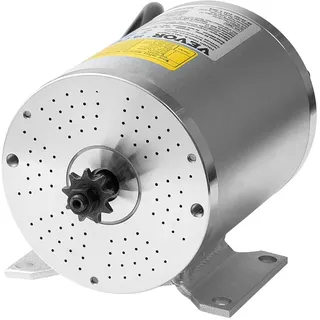 Vevor 1800 W elektrischer bürstenloser Gleichstrommotor, 48 V 4500 U/min Go-Kart-Elektromotor, elektrischer Dirtbike-Motor für E-Bike, Motorrad, Roller, Heimwerker