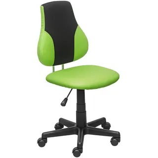 Carryhome Jugenddrehstuhl , Grau, Grün , Metall, Kunststoff, Textil , Füllung: Polyetherschaumkern , Sternfuß , 42x80-90x50 cm , Babymöbel & Kindermöbel, Kinderzimmer & Jugendzimmer, Kinderdrehstühle & Jugenddrehstühle