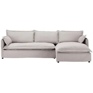 Livetastic Ecksofa , Beige , Textil , Füllung: Schaumstoff, Polyester , Ottomane rechts, L-Form , 295x165 cm , Rücken echt , Wohnzimmer, Sofas & Couches, Wohnlandschaften, Ecksofas